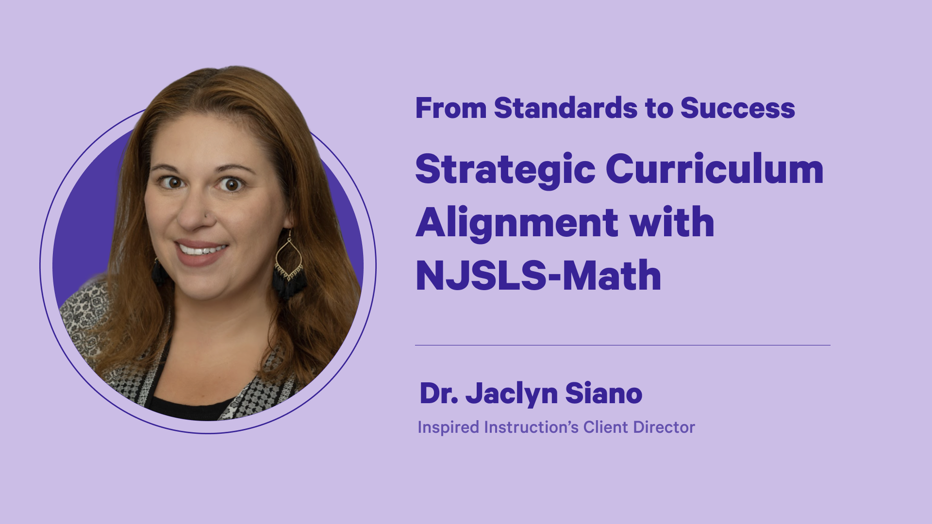 From Standards to Success: Strategic Curriculum Alignment with NJSLS-Math