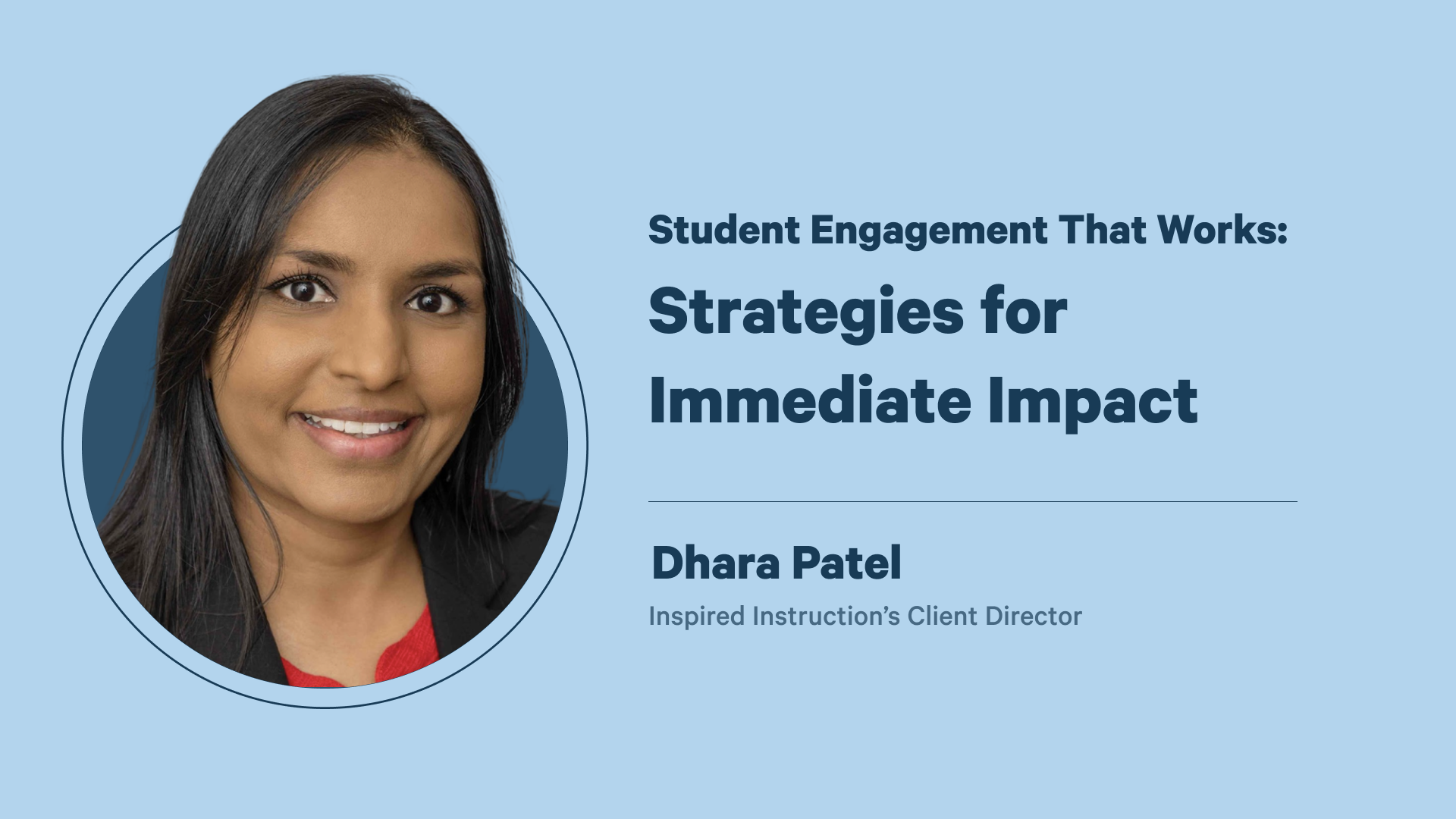 Student Engagement That Works:  Strategies for Immediate Impact