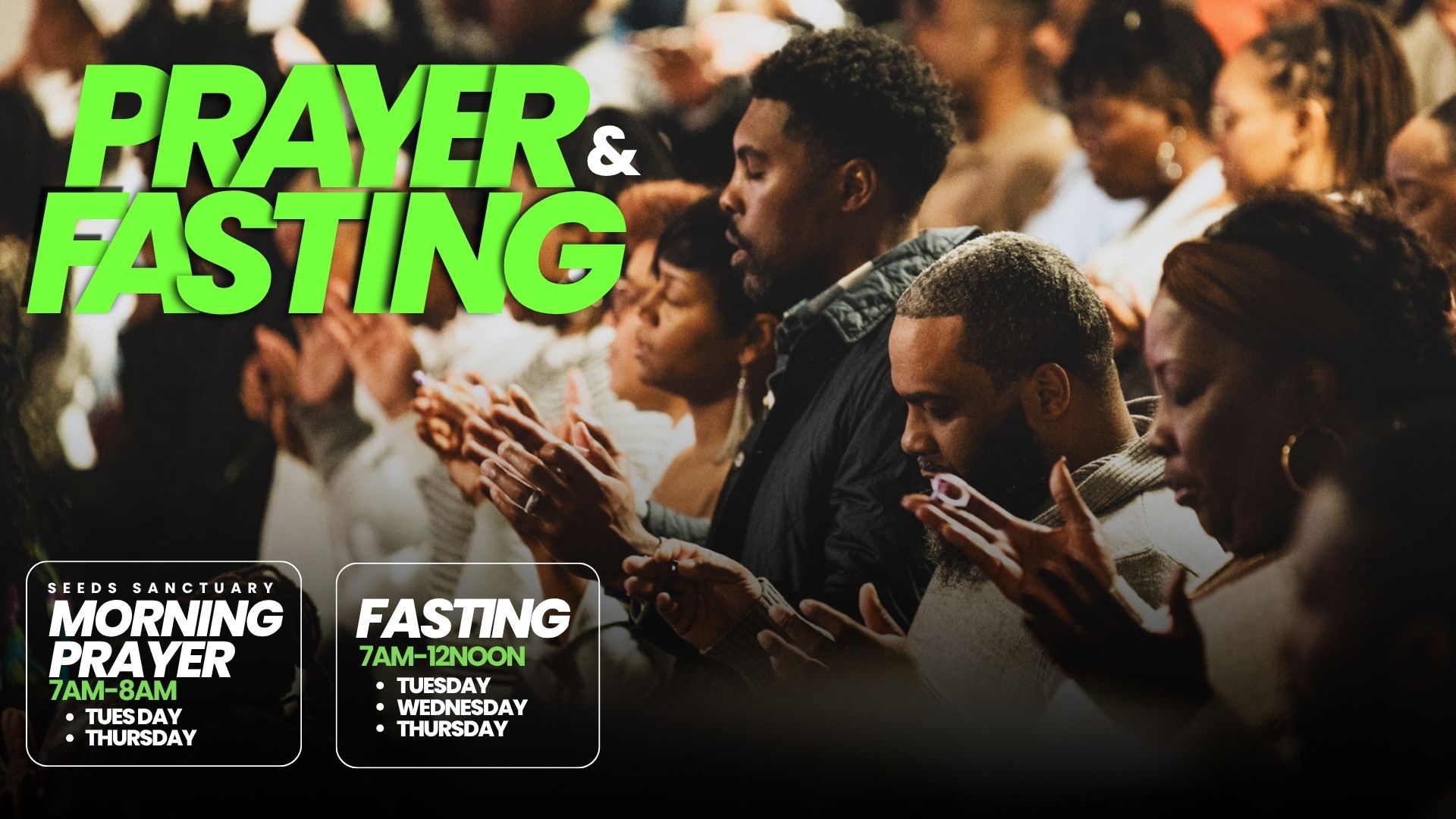 Corporate Prayer & Fasting