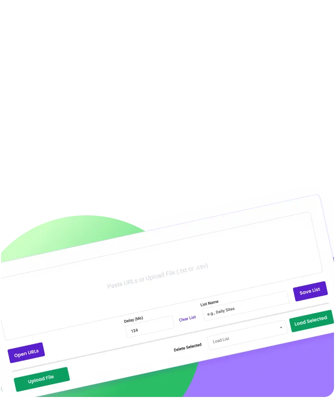 Advaced Multi URL opener 