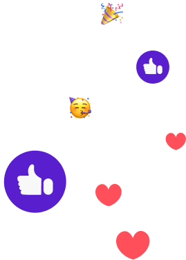 love and like emojies