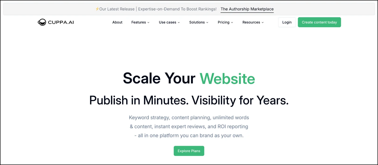 best AI SEO tools cuppa