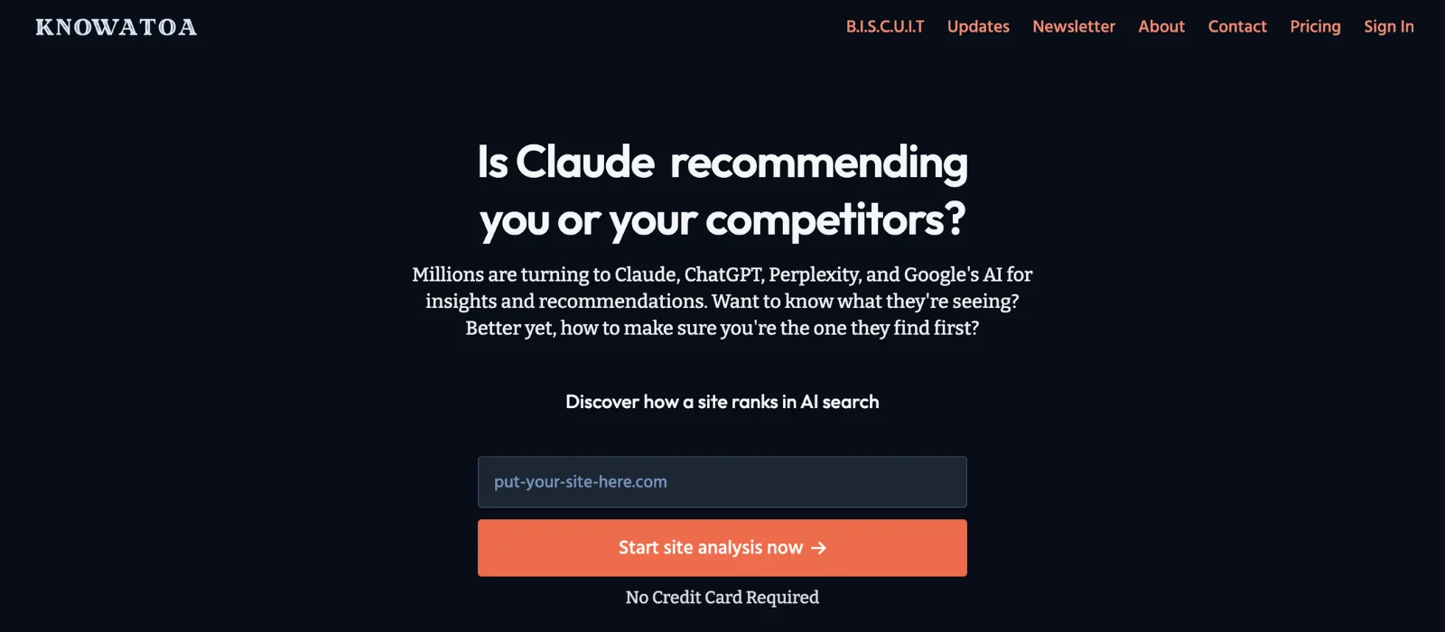 knowatoa AI Search Visibility Tools