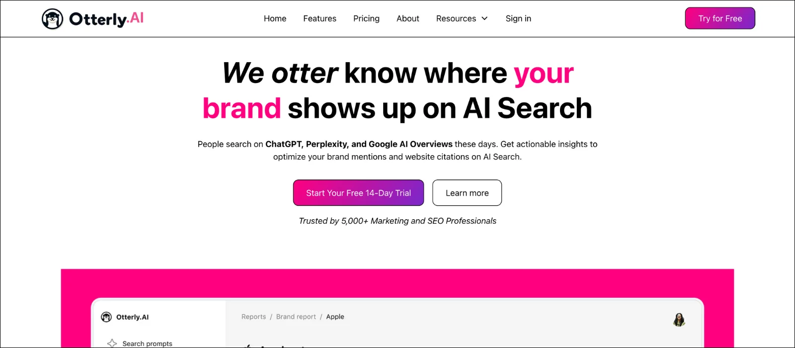AI Search Visibility Tools otterly ai