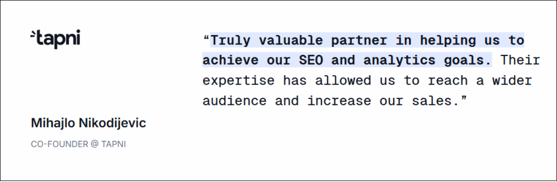 omnius client testimonial