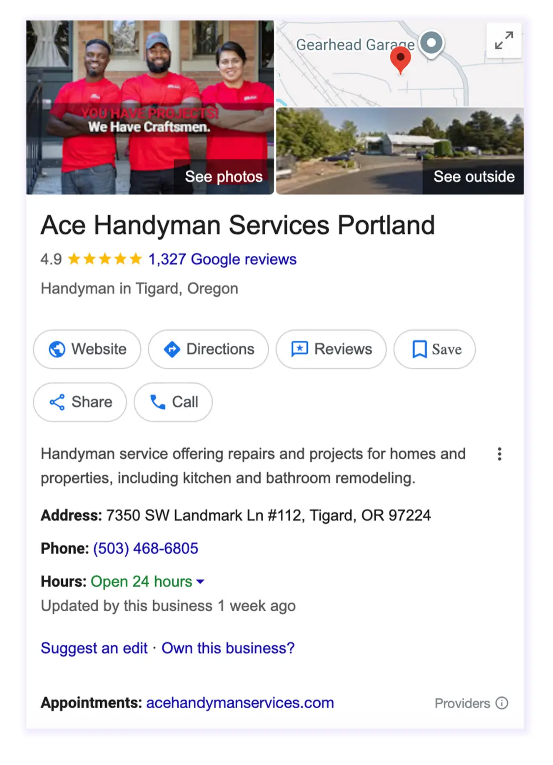 GMB for Home service SEO