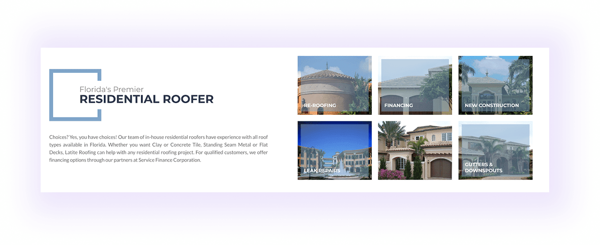 internal linking for roofing service seo