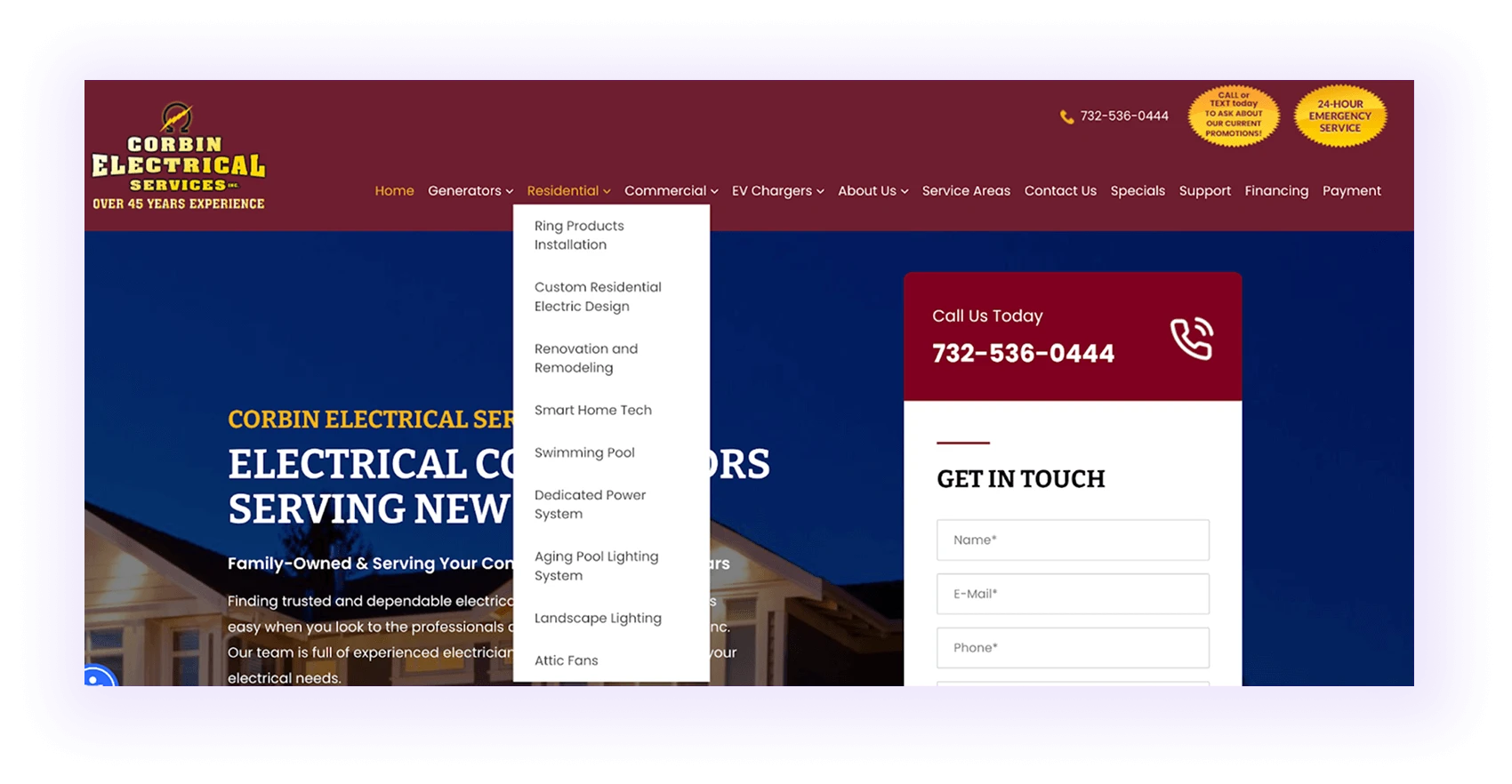 Service Pages for Electrician SEO