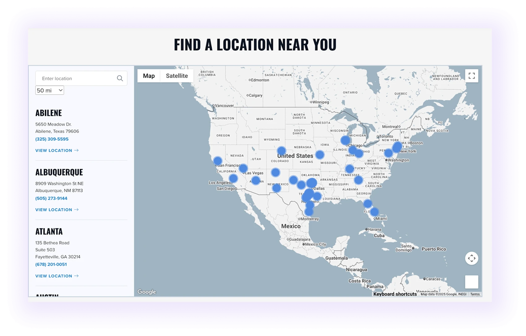 location pages for electrician SEO