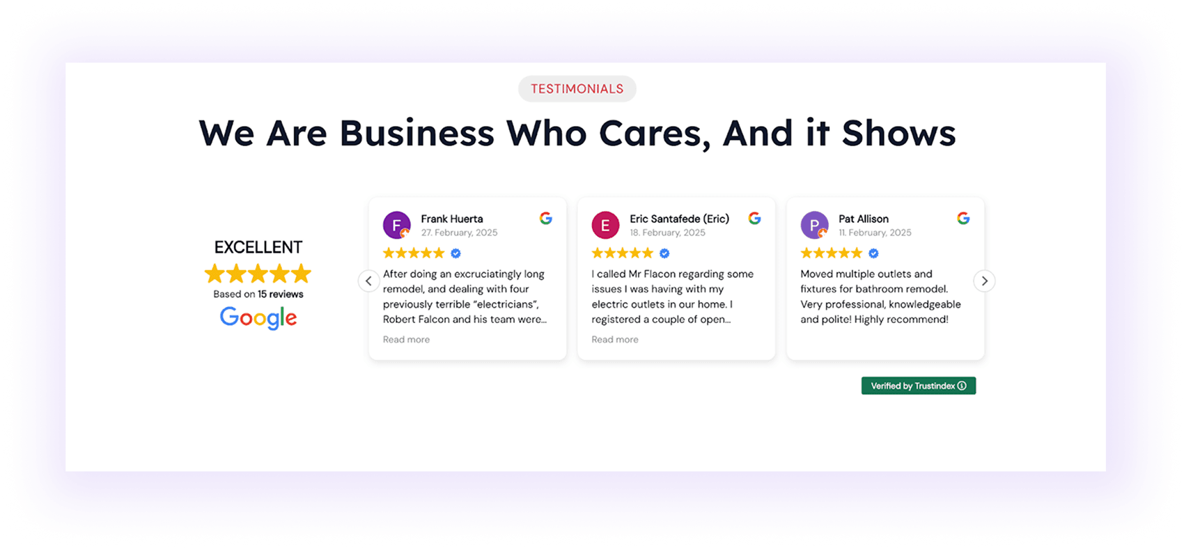 Reviews for Electrician SEO
