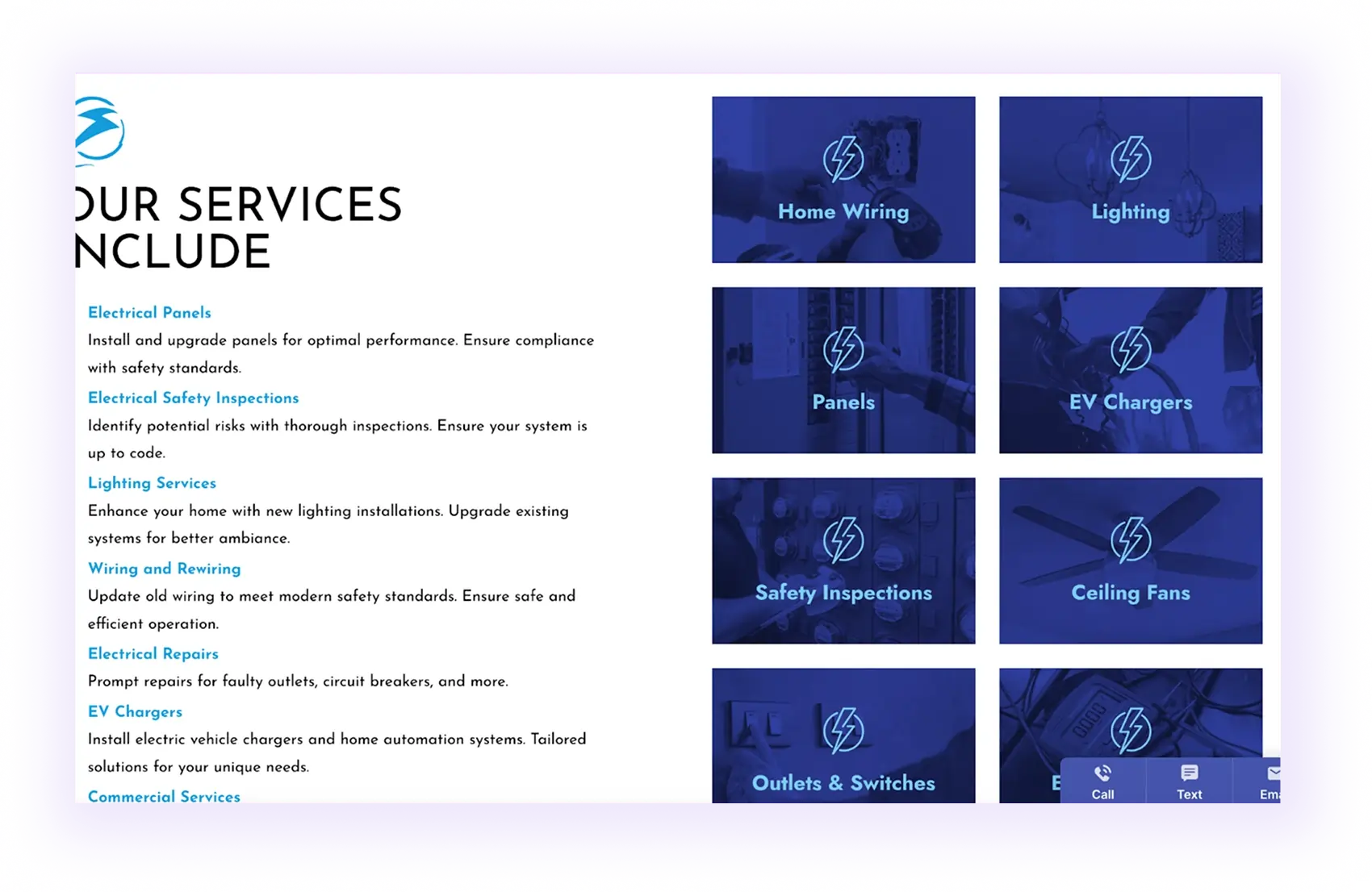 internal linking for Electrician SEO