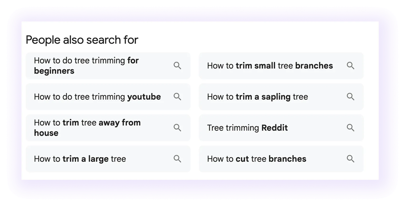 people also ask for landscaper SEO