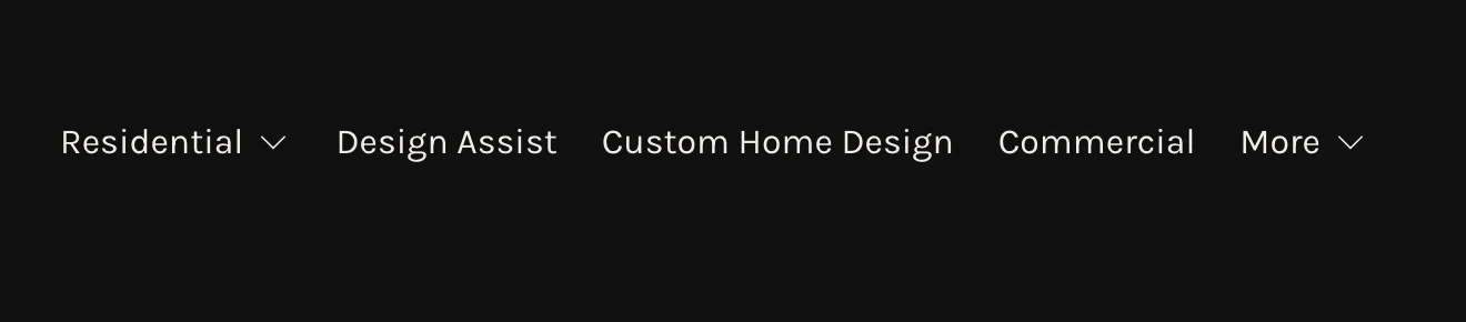 top menu for Interior Design SEO
