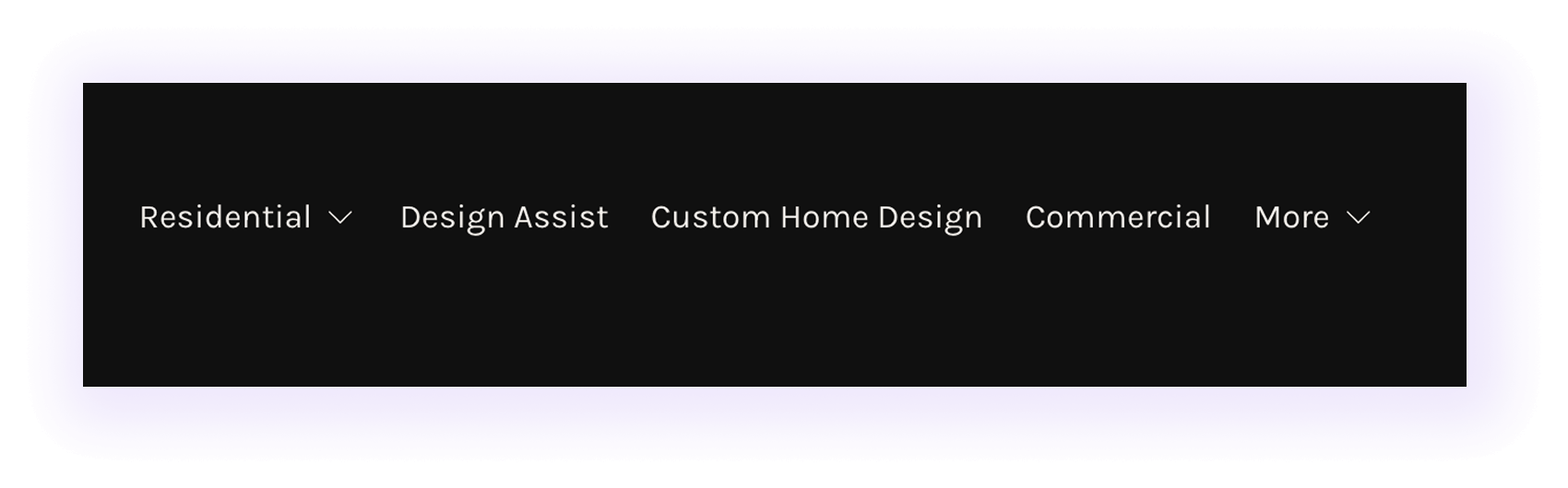 top menu for Interior Design SEO