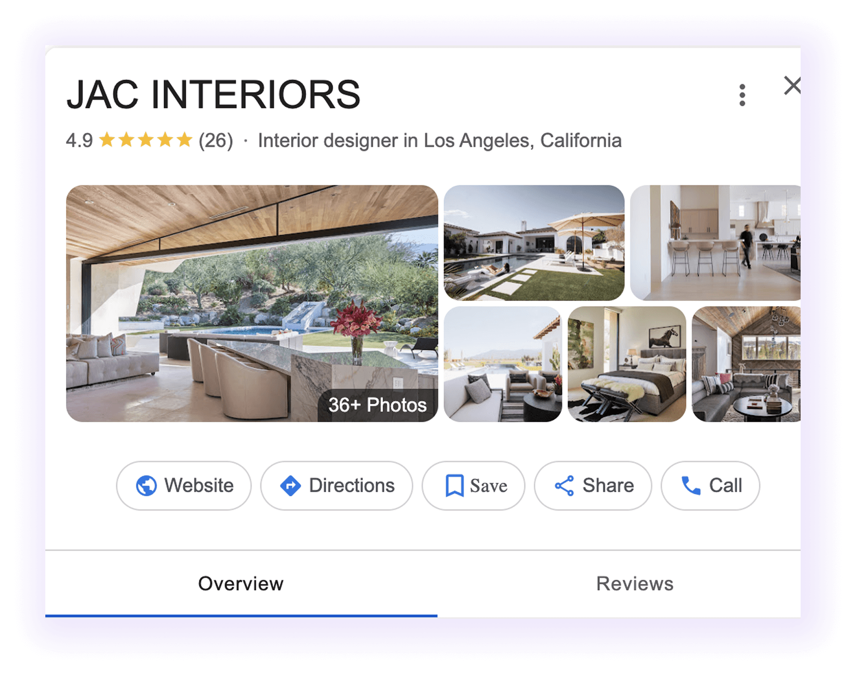 Google Business Profile for Interior Design SEO