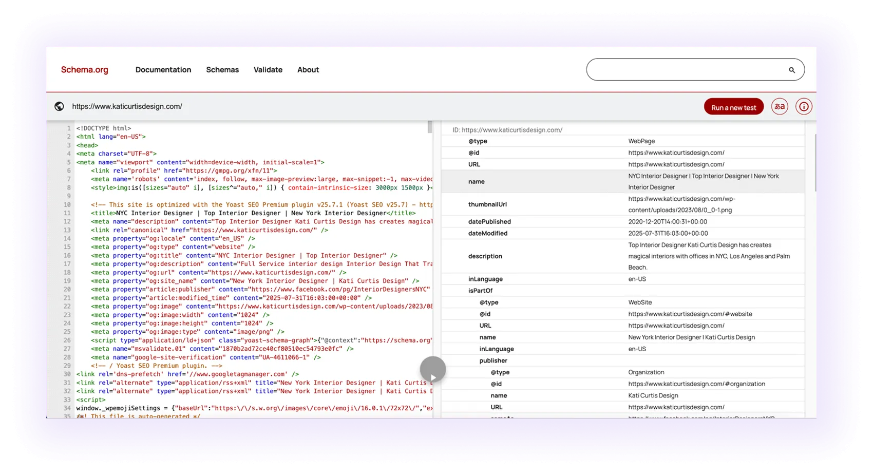 schema for Interior Design SEO