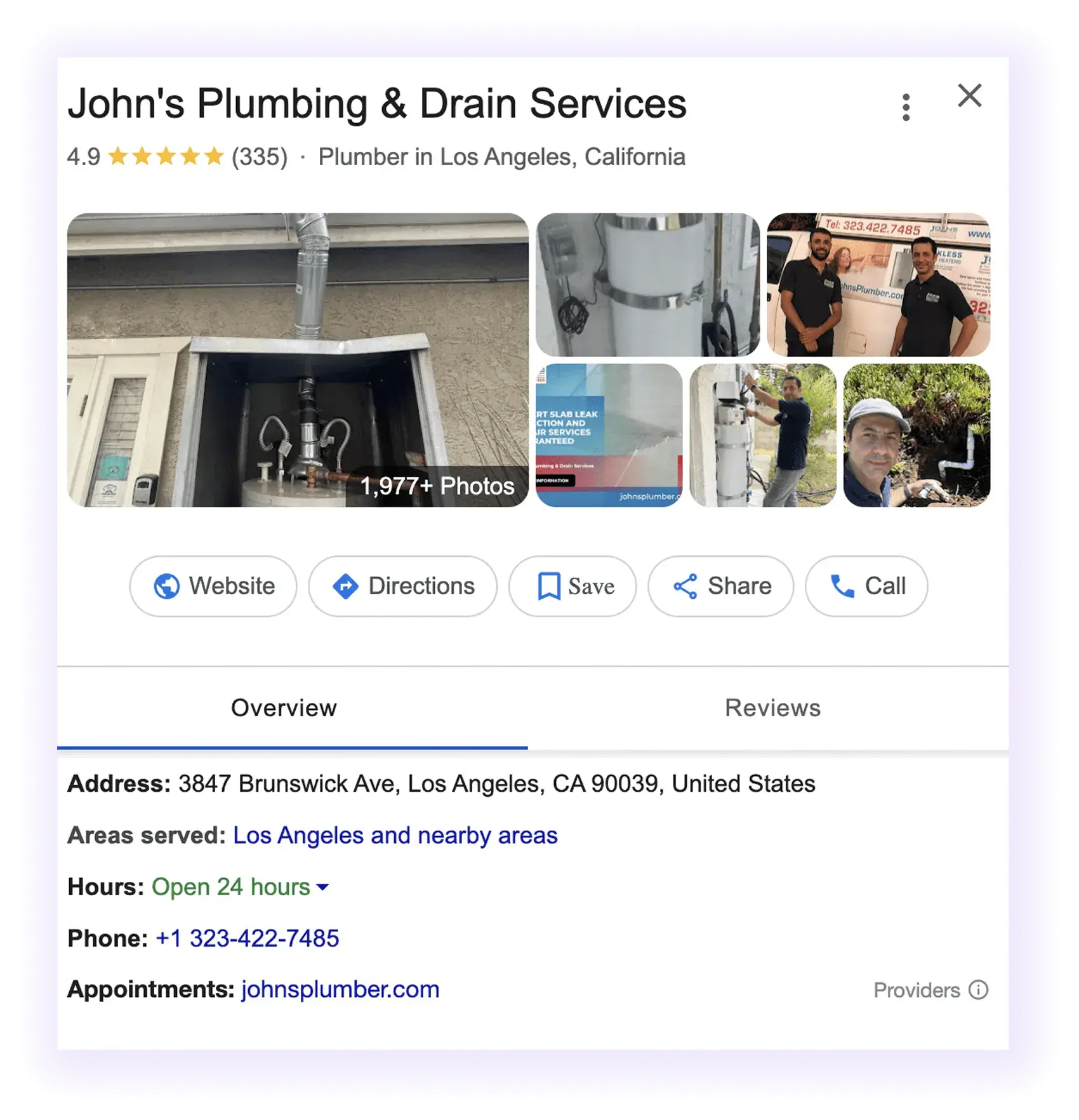 Google Business Profile for Plumber SEO
