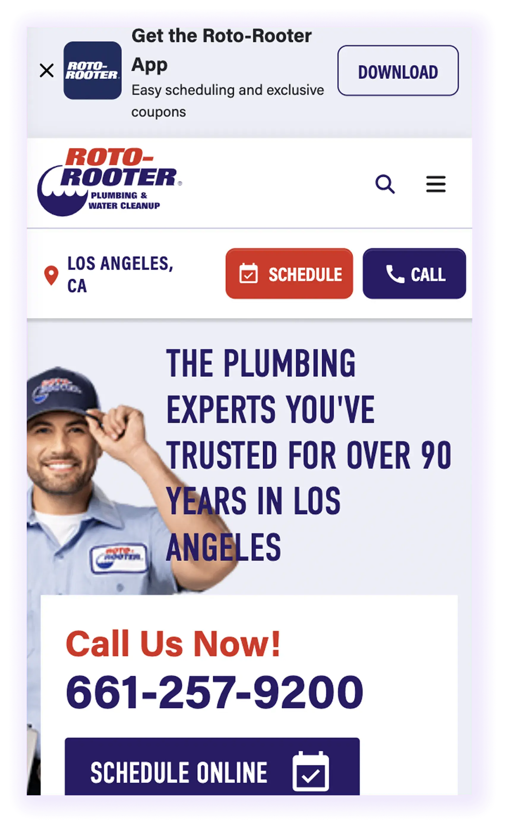 Mobile Optimization for Plumber Websites