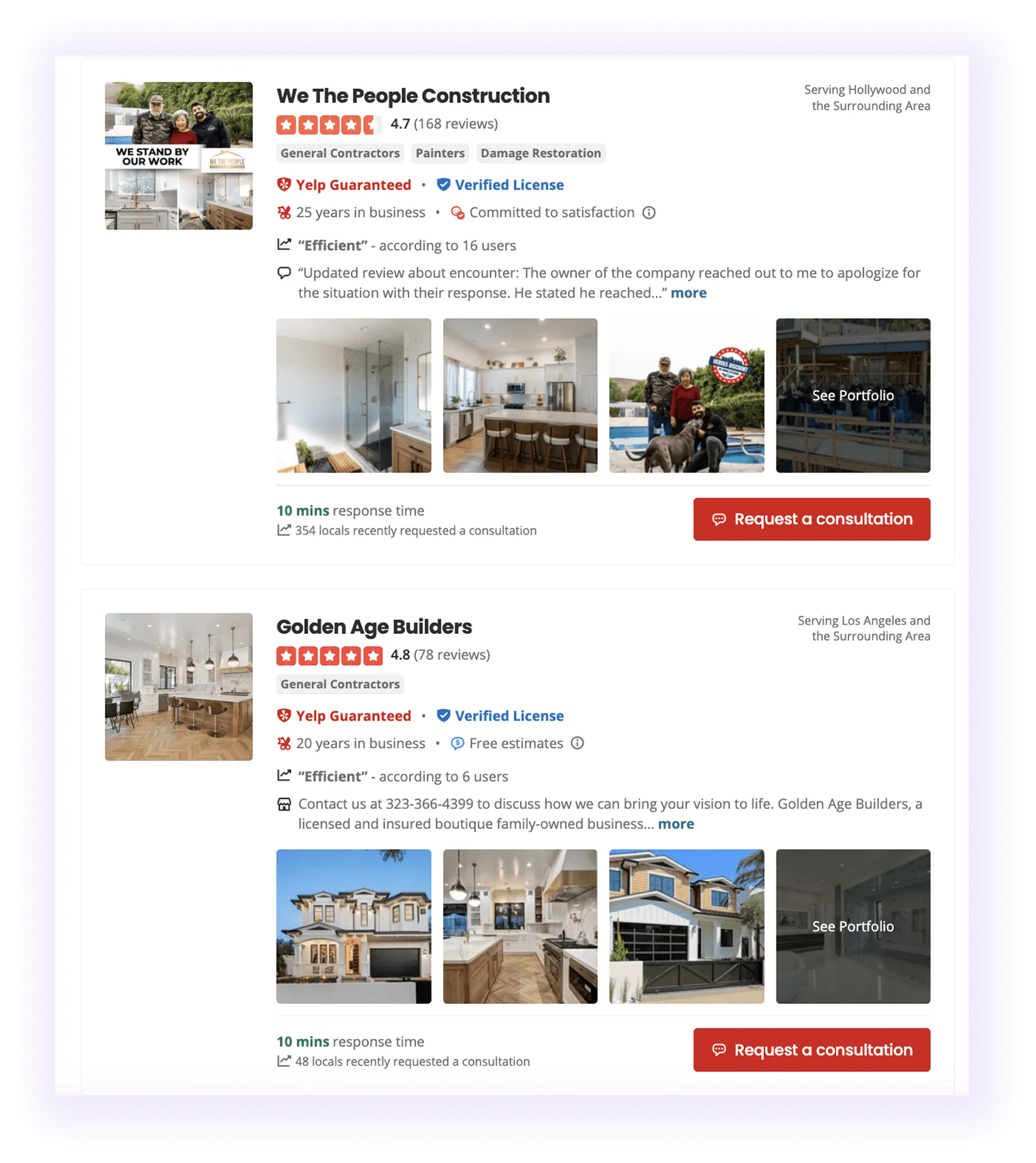 home improvement websites linked on a home improvement  & remodeling company directory