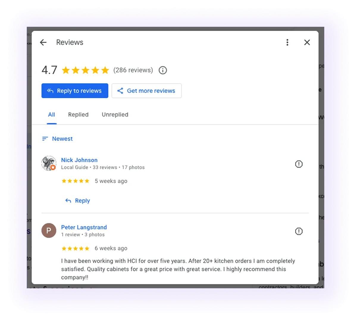 Collect and Respond to Reviews