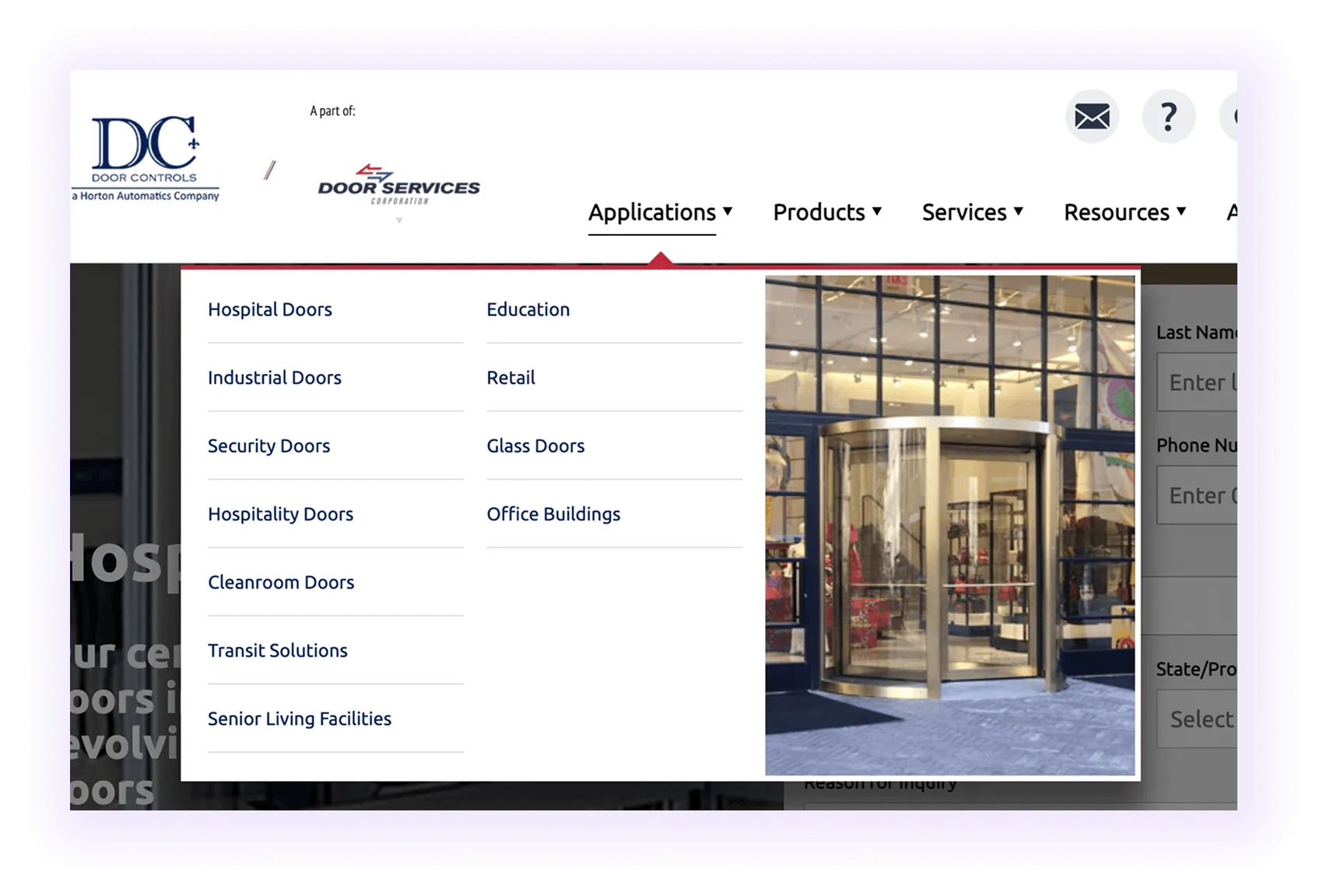 example of industries pages for Window and Door Installers