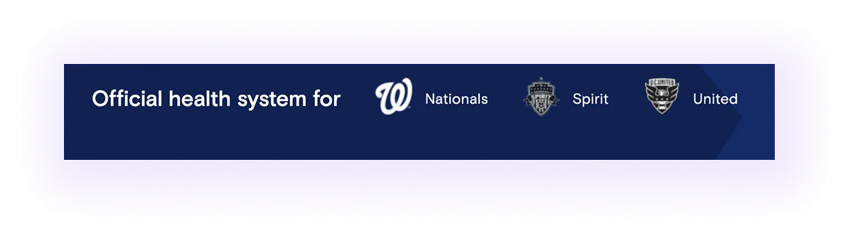 affiliations block on a healthcare provider website