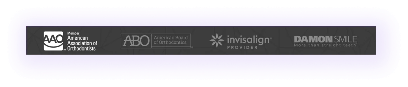 partnerships block on an orthodontic clinic website