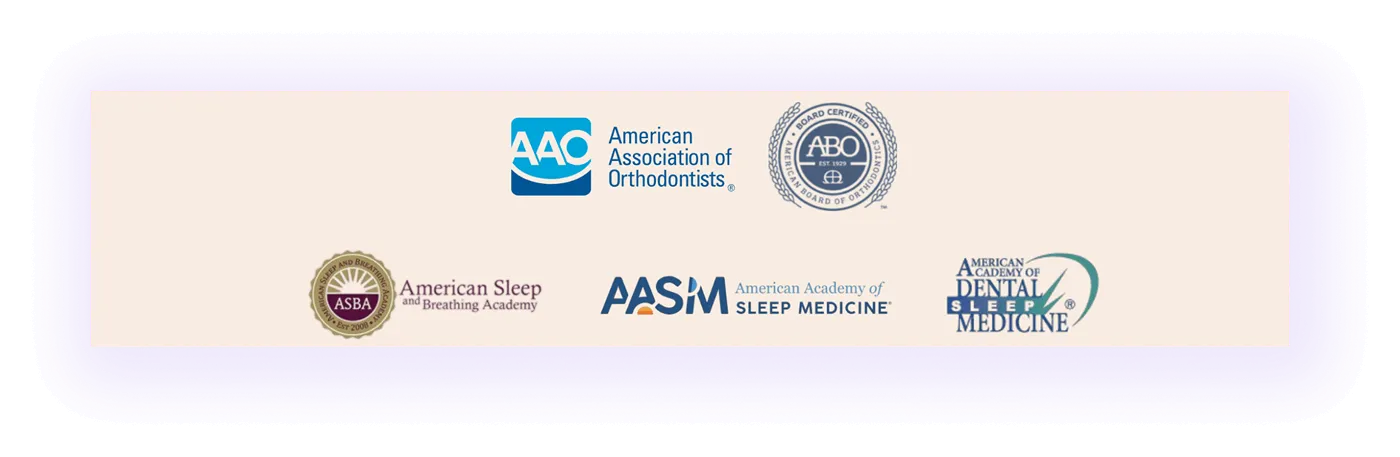 associations block on an orthodontic clinic website