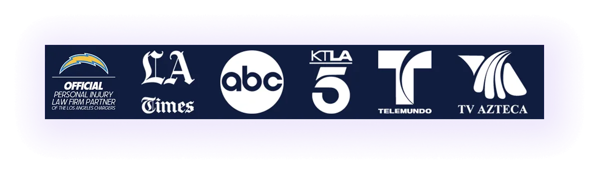 media features block on a law firm website