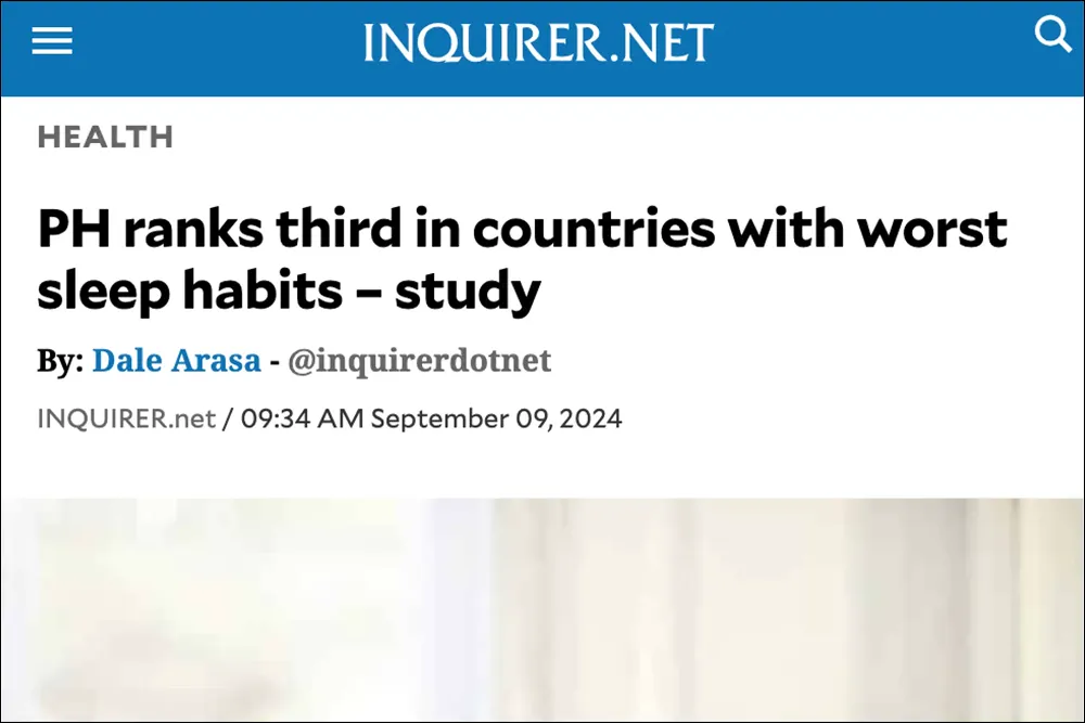 Countries With the Worst Sleep Habits