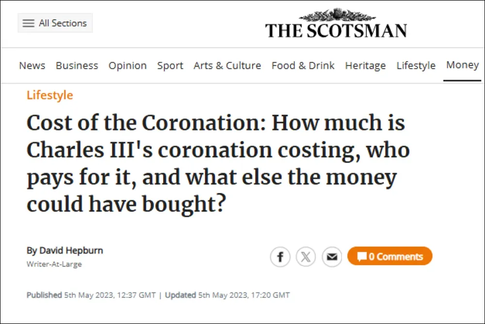 How Much Will Prince Charles’ Coronation Cost Campaign
