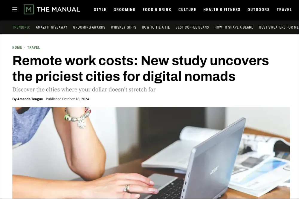 Most Expensive City Centers for Remote Workers