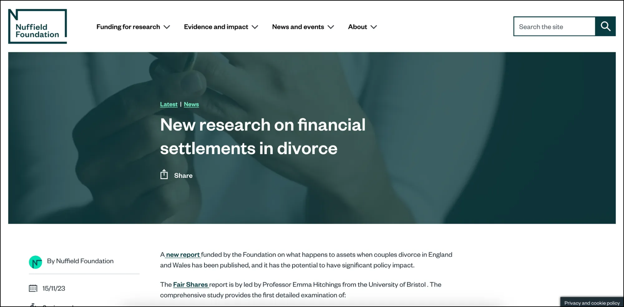 Original Data Studies for law firms digital pr example