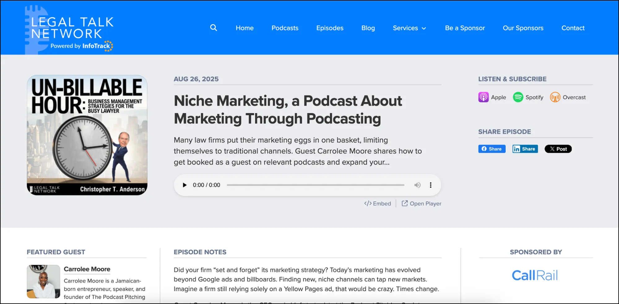 Podcast Guest Appearances for law firms digital pr example