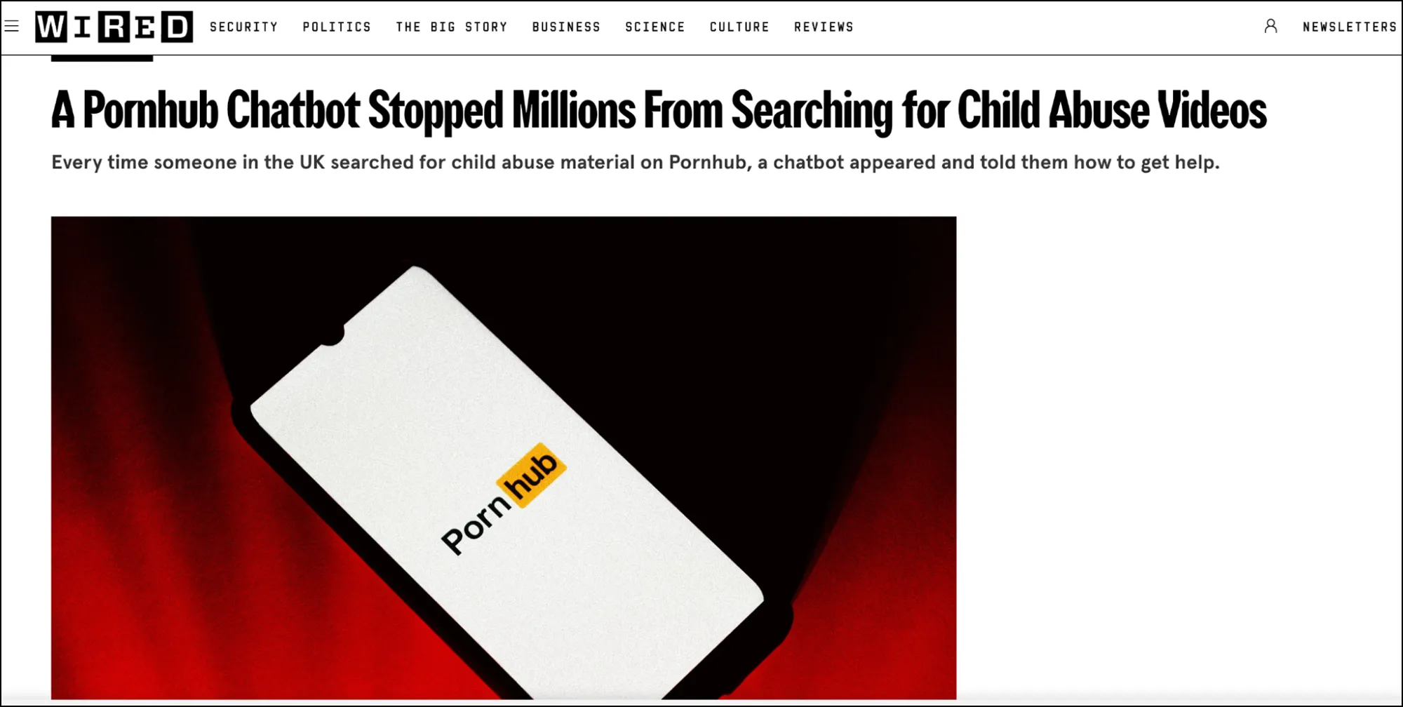 Earned Media & Press Coverage digital pr example for Adult sites