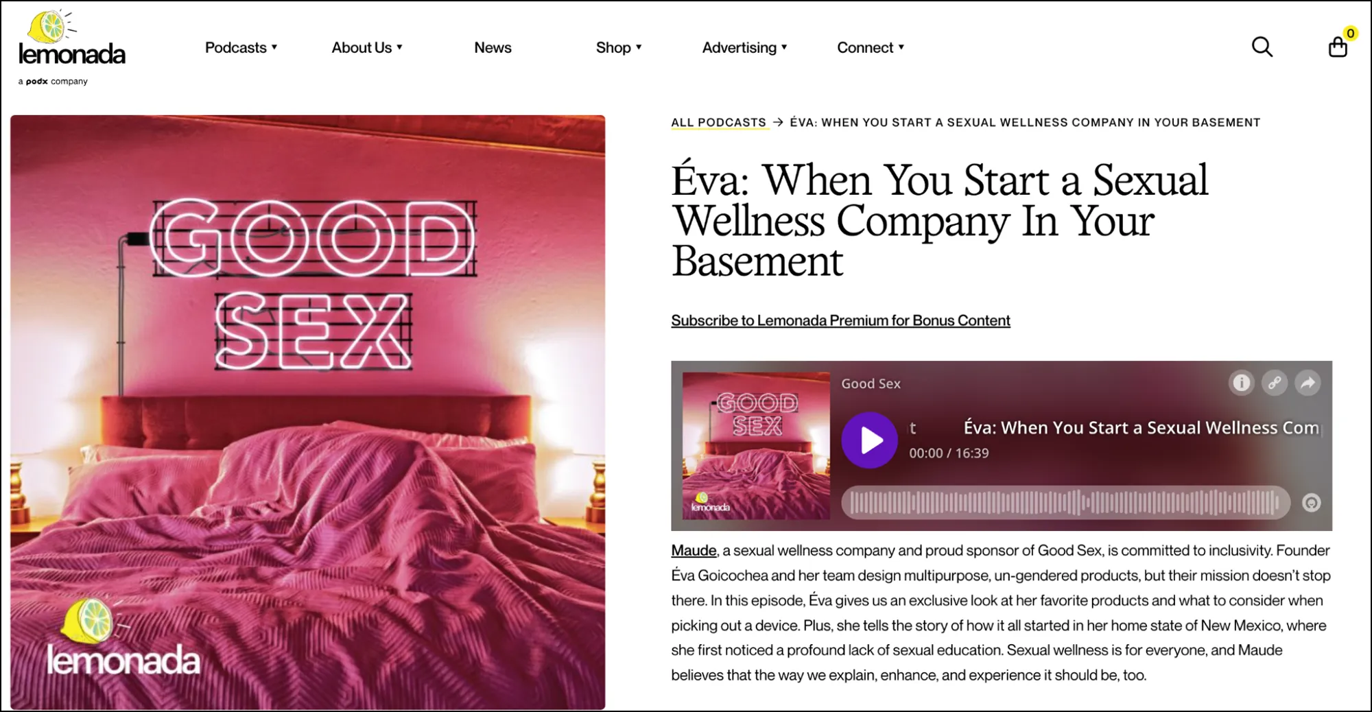 Podcast Marketing digital pr example for Adult sites