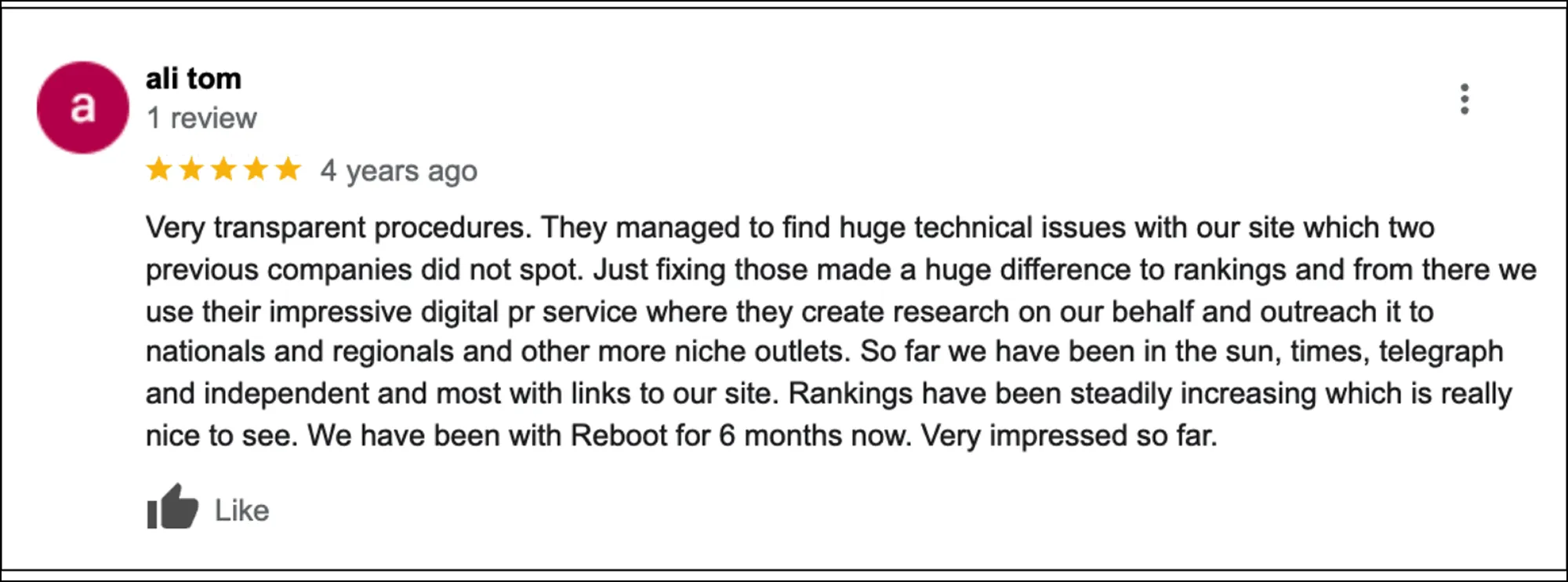 Why Clients Choose Reboot Online