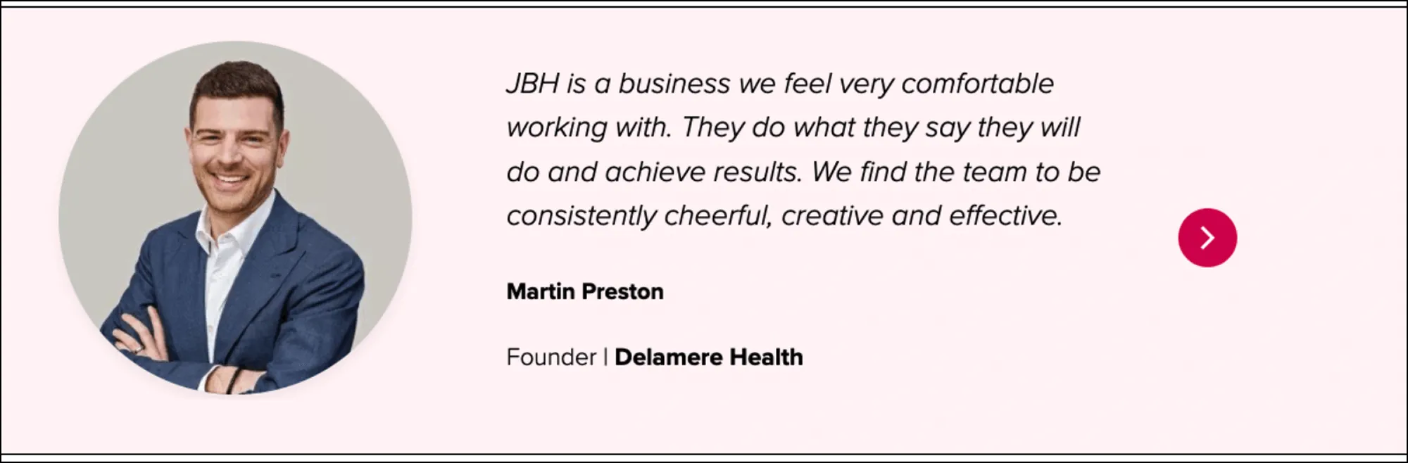 Why Clients Choose JBH