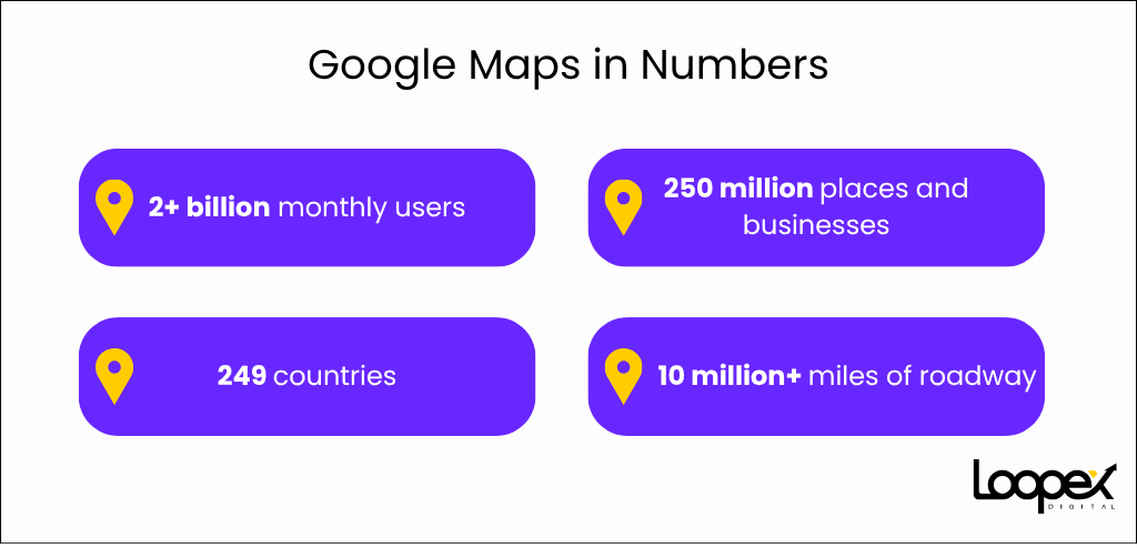 Google Maps in Numbers