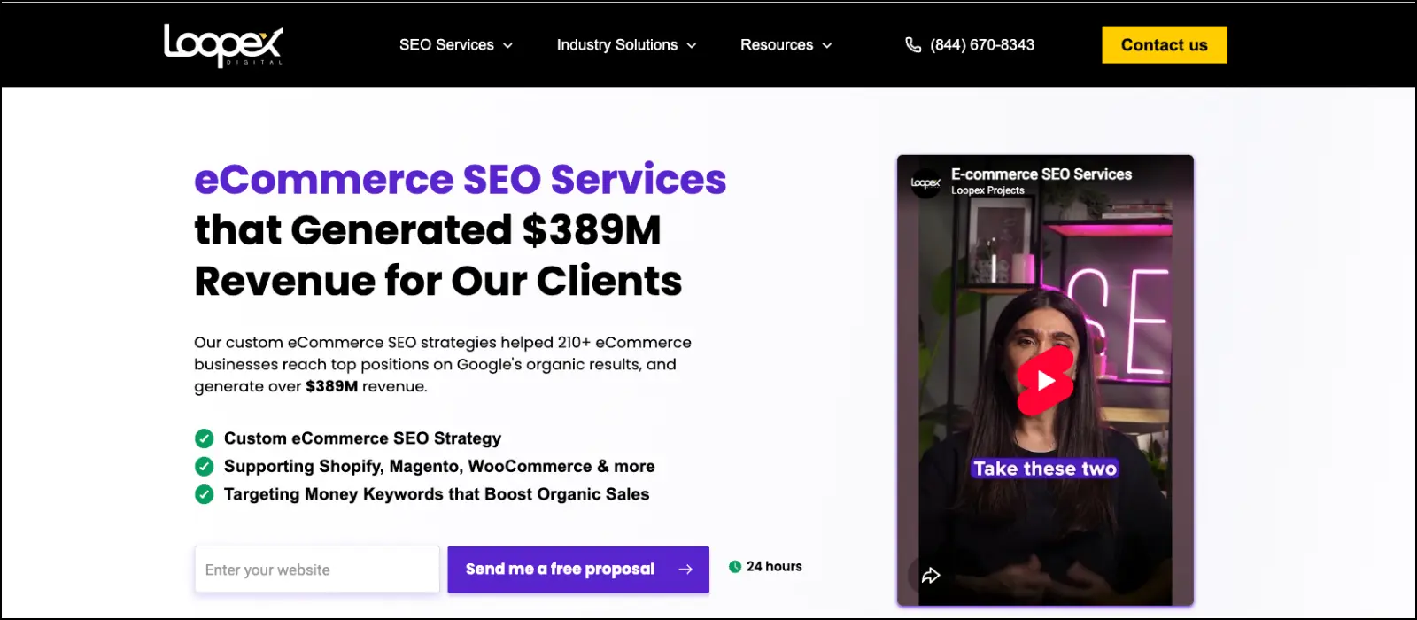 Loopex Digital e-commerce SEO company