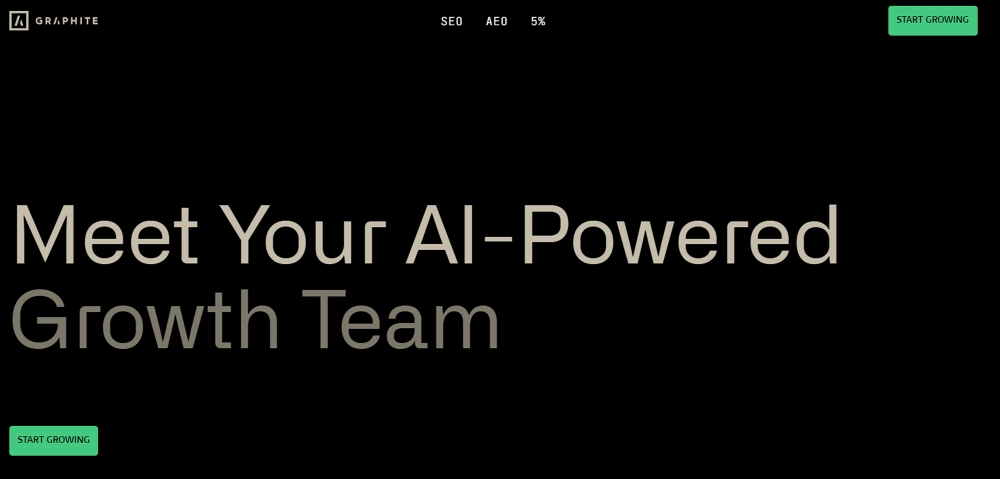 Graphite – Best For Tracking Visibility in AI search