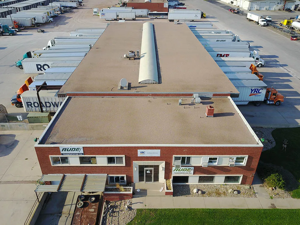 Denver, CO trucking center roof before spray foam.