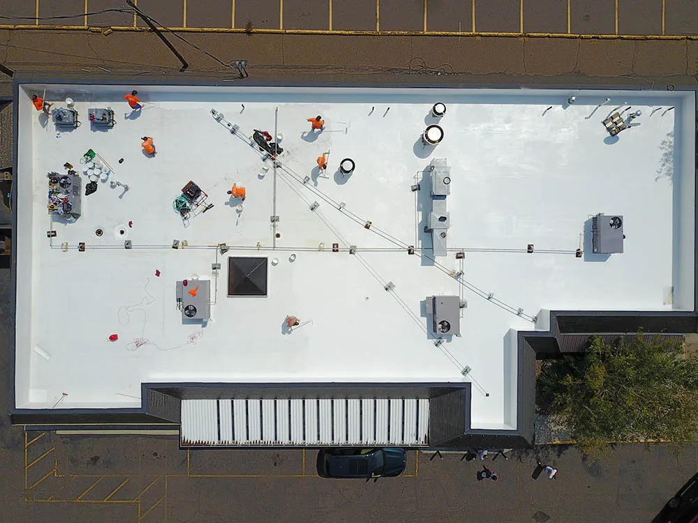 Fanelli's Amici's Restaurant roofing in Wheat Ridge, CO.