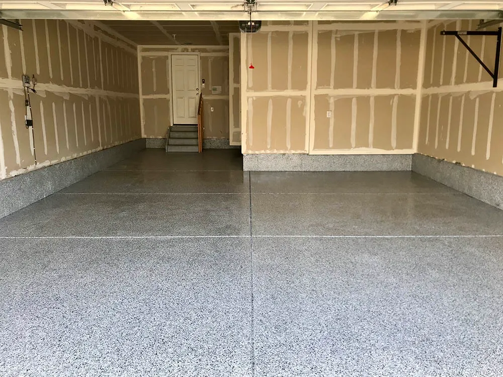 Aurora, CO garage epoxy floor.