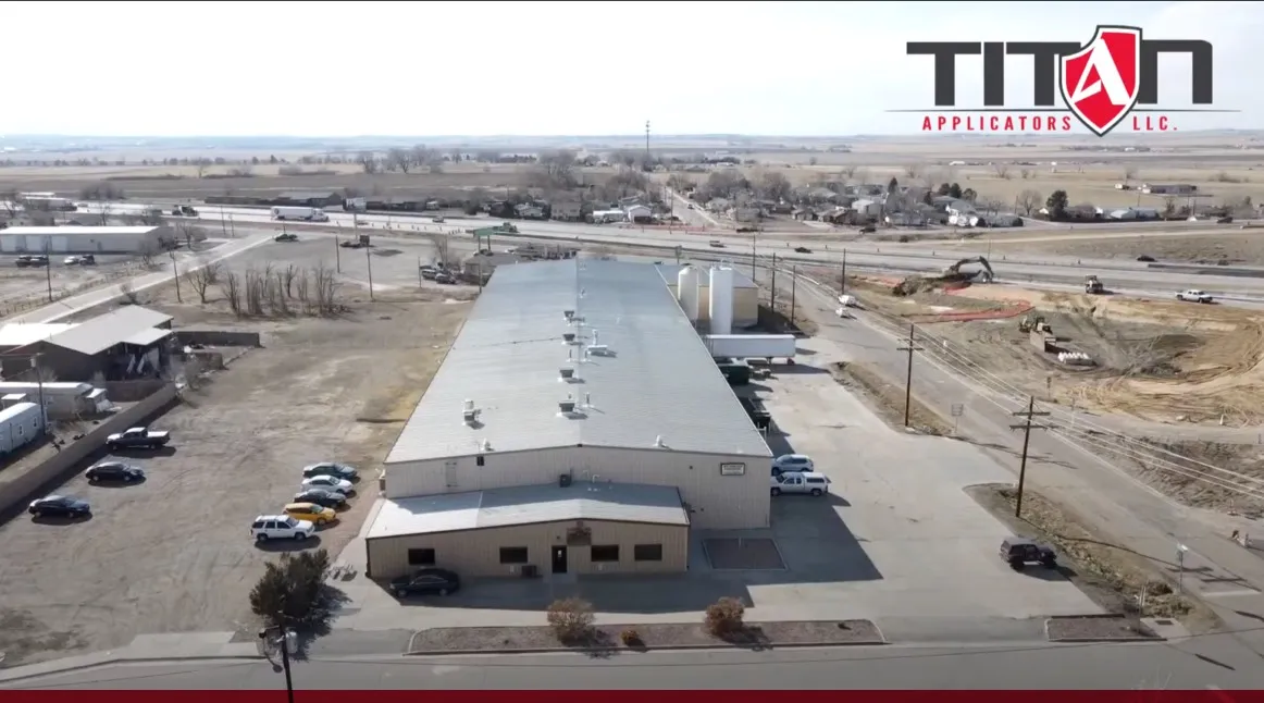titan team installing new coating on restaurant rooftop