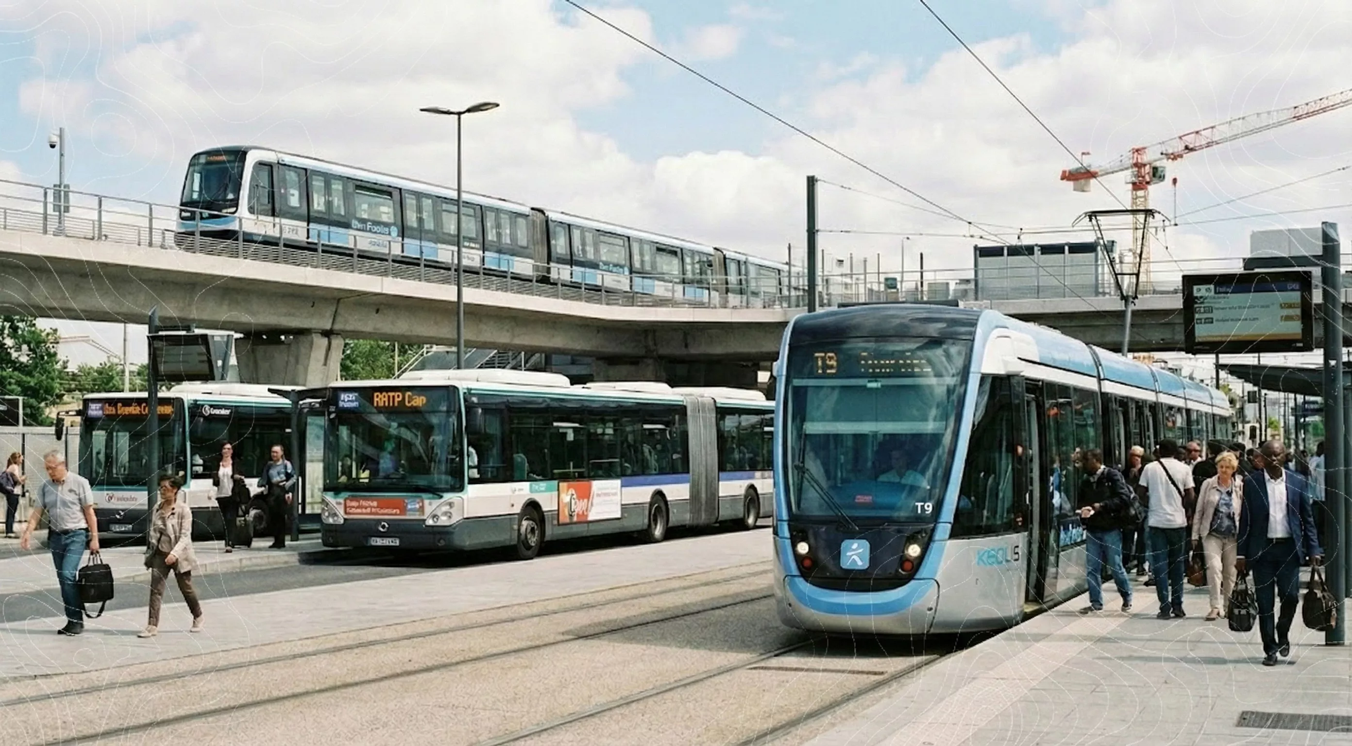 Carte ou illustration du panorama des opérateurs de transport en Ile-de-France après l'ouverture à la concurrence