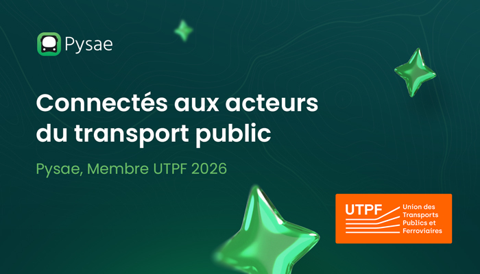 Logo de l'Union des Transports Publics et Ferroviaires (UTPF), dont Pysae est désormais membre associé
