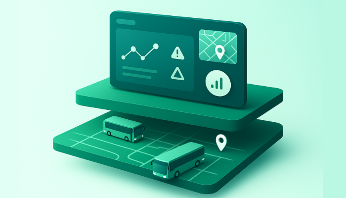 Interface d'une plateforme de supervision spécialisée pour le transport public