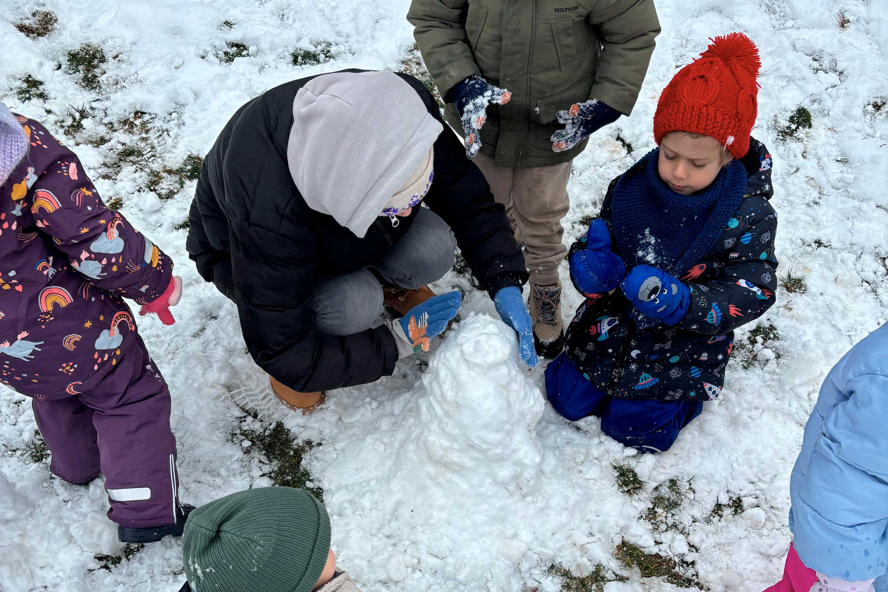 Kış mevsiminde bile açık havada oyun, doğayla bağın sırrı | Hasat Anaokulu