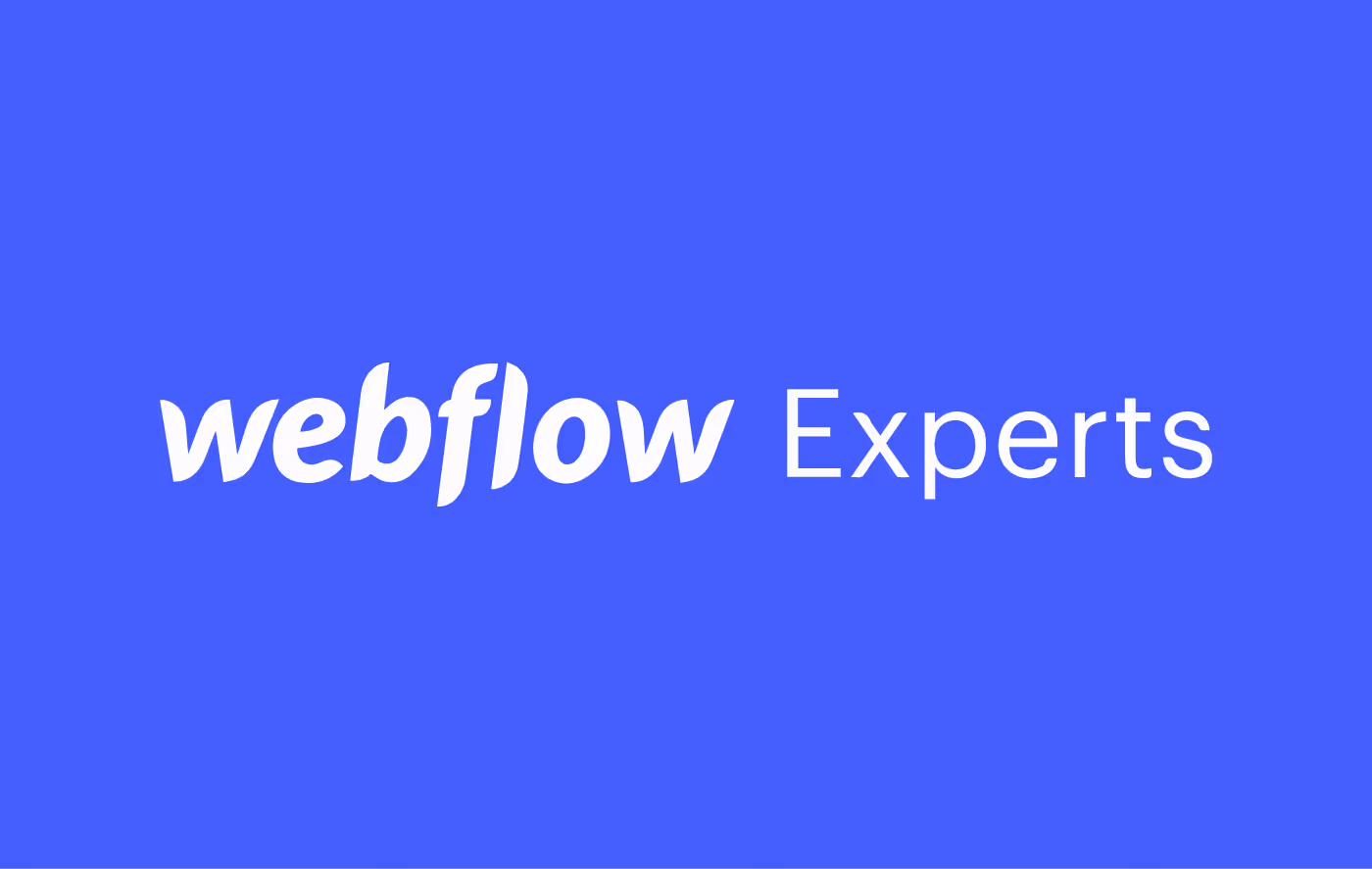 Wir sind Webflow Experts